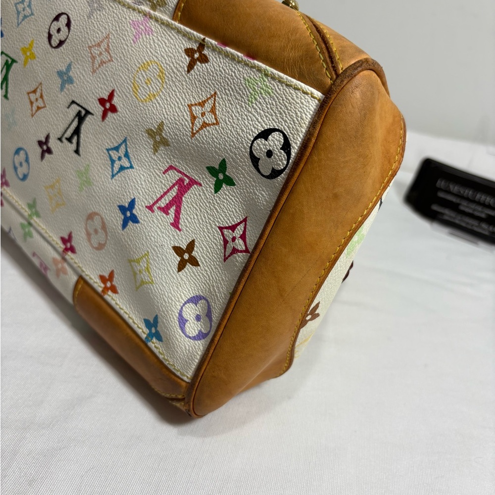 Authentic LOUIS VUITTON Claudia multicolor handbag with certificate - Picture 10 of 15